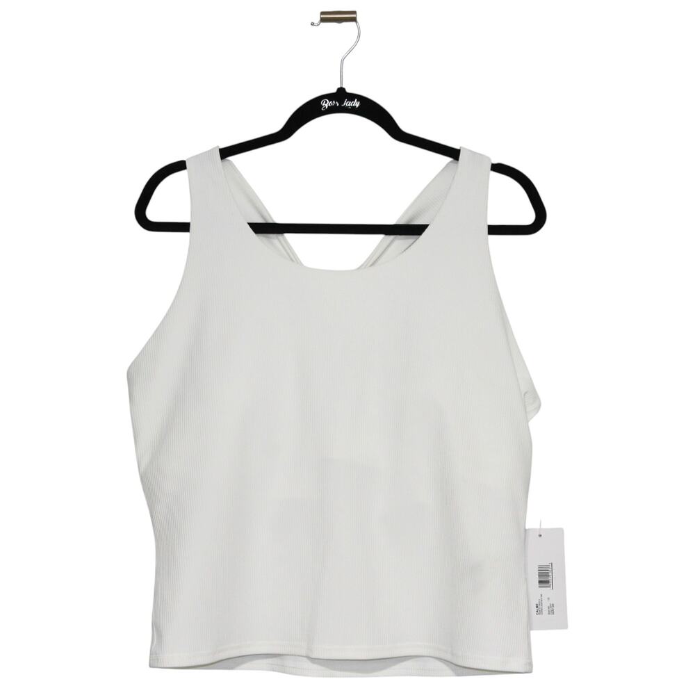 Johnny Was Calme Endurance Cross Back Tank Top with Shelf Support